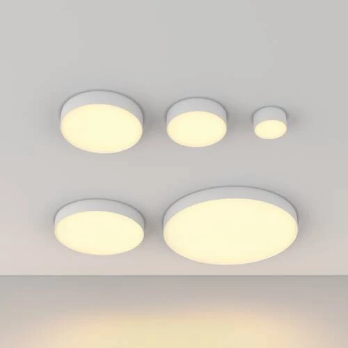 Потолочный светильник Ceiling Zon, LED 12W, 2700K, Белый (Maytoni Technical, C032CL-12W2.7K-RD-W) - Amppa.ru