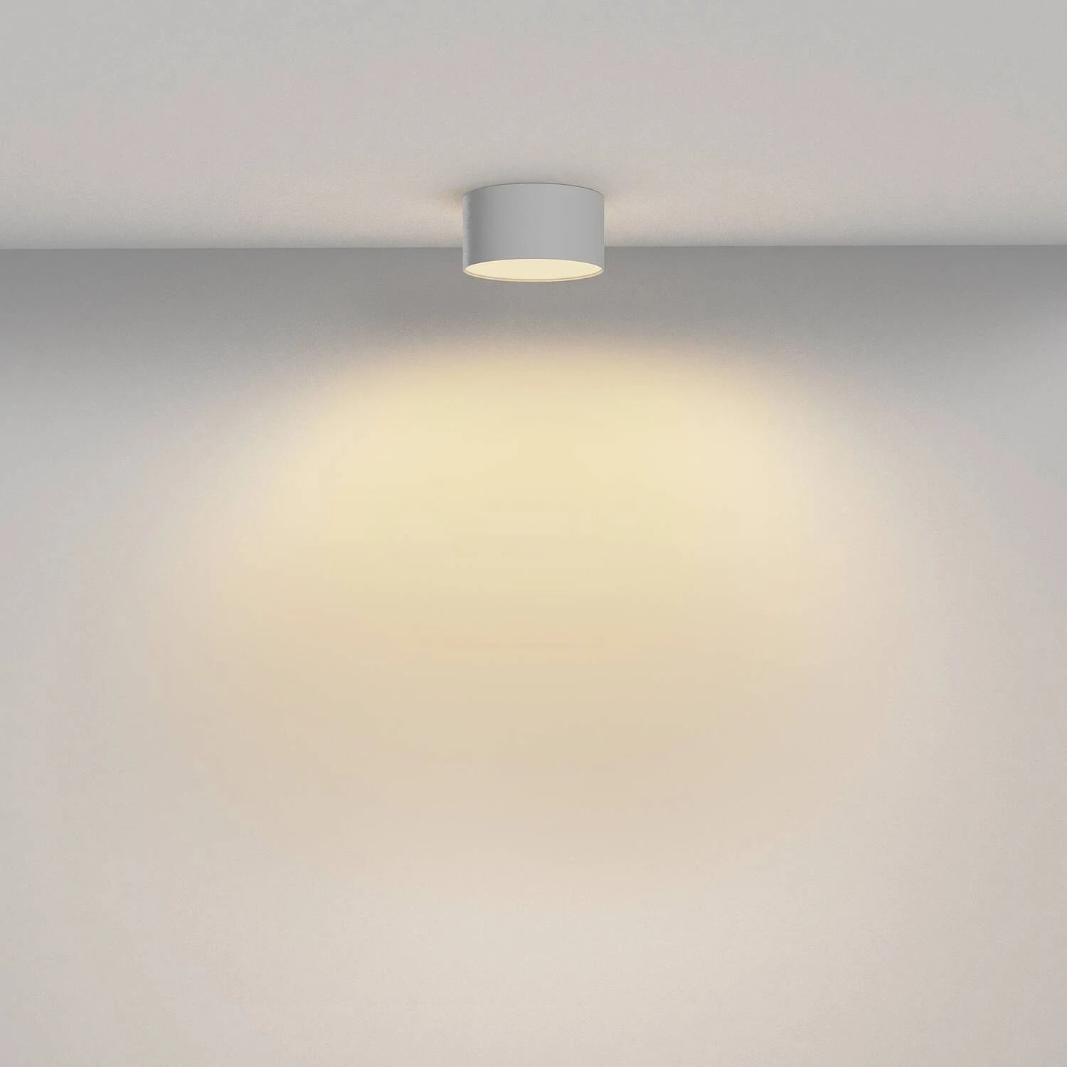 Потолочный светильник Ceiling Zon, LED 12W, 2700K, Белый (Maytoni Technical, C032CL-12W2.7K-RD-W) - Amppa.ru