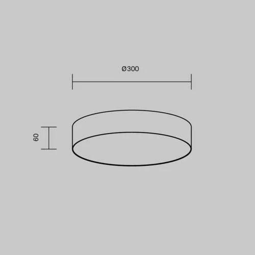 Потолочный светильник Ceiling Zon, LED 36W, 4000K, Черный (Maytoni Technical, C032CL-36W4K-RD-B) - Amppa.ru