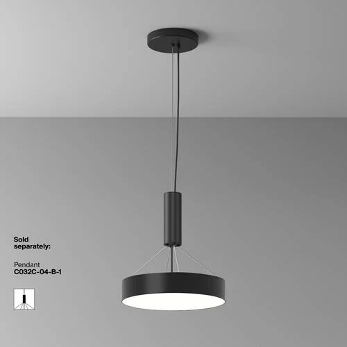 Потолочный светильник Ceiling Zon, LED 36W, 4000K, Черный (Maytoni Technical, C032CL-36W4K-RD-B) - Amppa.ru