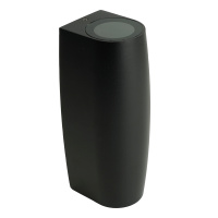 Светильник садово-парковый Feron DH025, на стену, 2*GU10 MR11 230V, черный, 51305