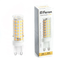 Лампа светодиодная Feron LB-434 G9 9W 175-265V 2700K, 38146